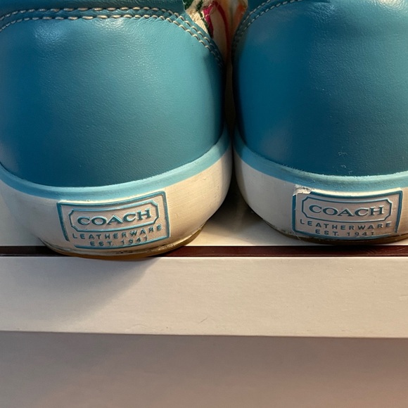 Y2K Coach Multicolor Canvas Sneakers - Picture 2 of 6